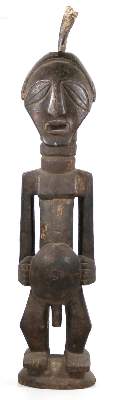 Bild Nr.2: 122-1386 Songhe gr. Fetischfigur: (Afrika, Sammlung Nerlich München)
