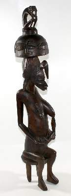 Bild Nr.1: 122-1390 Senufo sitzende Mutterfigur: (Afrika)