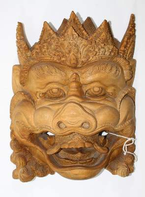 Bild Nr.2: 122-1393 4 asiatische Holzskulpturen.: (Asiatika)