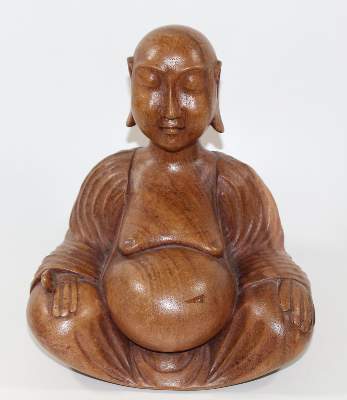 Bild Nr.4: 122-1393 4 asiatische Holzskulpturen.: (Asiatika)