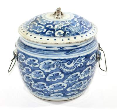 Bild Nr.1: 122-1402 China Deckelgefäß.: (Asiatika)