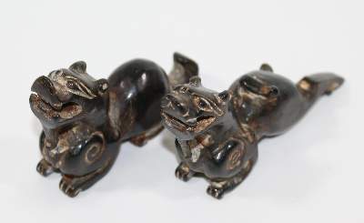 Bild Nr.2: 122-1407 China paar archaischer Drache: (Asiatika)