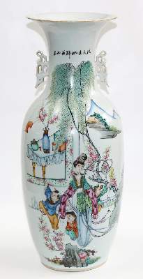 Bild Nr.1: 122-1414 China Vase wohl 19. Jh.: (Asiatika)