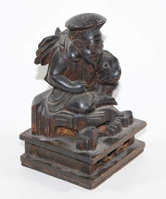 Bild Nr.2: 122-1419 Ebisu mit Karpfen: (Asiatika)