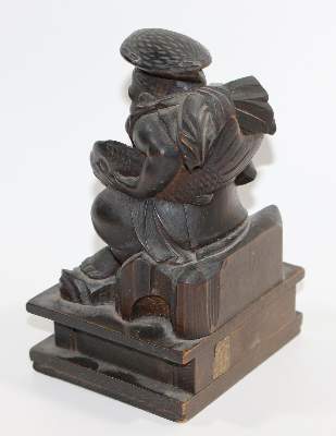 Bild Nr.3: 122-1419 Ebisu mit Karpfen: (Asiatika)