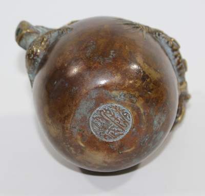 Bild Nr.2: 122-1476 Teekanne China Bronze: (Asiatika)