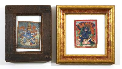 Bild Nr.1: 122-1484 Miniaturthangkas: (Asiatika, Thangka)