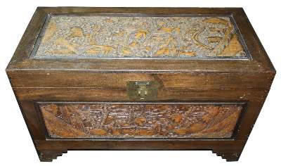 Bild Nr.1: 122-1488 Truhe wohl China: (Asiatika)