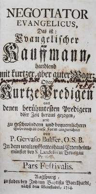 Bild Nr.2: 122-149 Haffner,P.: (Alte Drucke, Handschriften und Theologie)