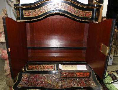 Bild Nr.7: 122-1506 Boulle Schreibtisch: (Möbel)