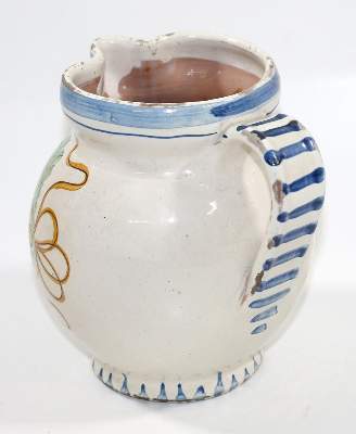 Bild Nr.2: 122-1523 Birnkrug mit Aposteldarstellung: (Porzellan u. Keramik, Fayencen)
