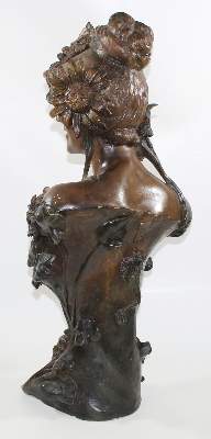 Bild Nr.2: 122-1525 Goldscheider Jugendstil Schönheit: (Porzellan u. Keramik, Fayencen)