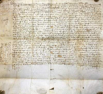 Bild Nr.1: 122-154 Heiratsurkunde.: (Handschriften, Frankreich)