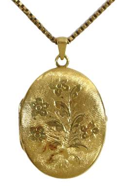 Bild Nr.1: 122-1551 750 GG-Medaillon u.: (Schmuck, Anhänger)