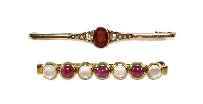 Bild Nr.1: 122-1565 Jugendstilbroschen 585 GG: (Schmuck, Broschen)