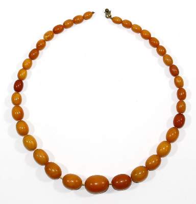 Bild Nr.1: 122-1567 Bernsteincollier Butterscotch: (Schmuck, Colliers)