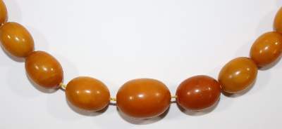 Bild Nr.2: 122-1567 Bernsteincollier Butterscotch: (Schmuck, Colliers)