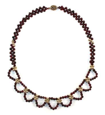 Bild Nr.2: 122-1568 Granatcollier: (Schmuck, Colliers)