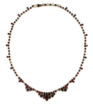 Bild Nr.1: 122-1569 Granatcollier: (Schmuck, Colliers)