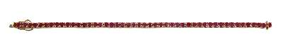 Bild Nr.1: 122-1592 Rubinarmband: (Schmuck, DRC Pforzheim)