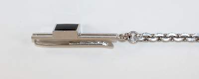 Bild Nr.2: 122-1596 Uhrkette 750 WG.: (Schmuck, DRC Pforzheim)