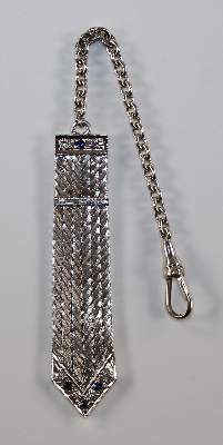 Bild Nr.2: 122-1597 Uhrkette 750 WG.: (Schmuck, DRC Pforzheim)
