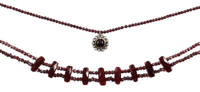 Bild Nr.1: 122-1608 Granatschmuck: (Schmuck, Sammlungen)