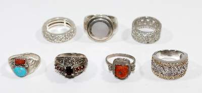 Bild Nr.1: 122-1611 Silberschmuck.: (Schmuck, Sammlungen)