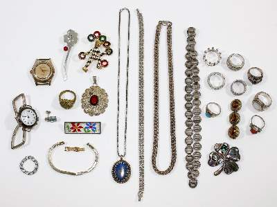 Bild Nr.2: 122-1611 Silberschmuck.: (Schmuck, Sammlungen)