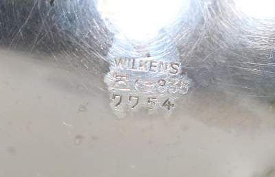 Bild Nr.2: 122-1641 Wilkens Bremen Silbertablett: (Silber)