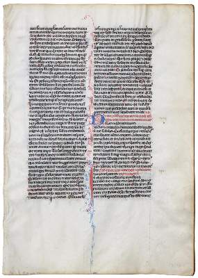 Bild Nr.1: 122-165 Biblia latina.: (Handschriften, Perlbibel)