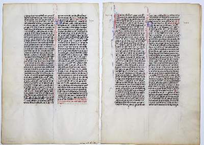 Bild Nr.2: 122-165 Biblia latina.: (Handschriften, Perlbibel)