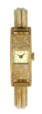 Bild Nr.1: 122-1669 Damenuhr Vicenza 18k Gelbgold: (Uhren, Armbanduhren)