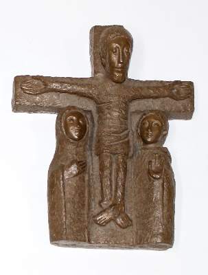 Bild Nr.12: 122-1684 5 Bronzereliefs u.: (Volkskunst, Religiöse Volkskunst)