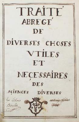 Bild Nr.2: 122-171 Traité abgregé: (Handschriften)