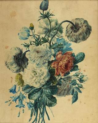 Bild Nr.2: 122-1758 Zwei Blumenstillleben: (Varia, Botanik)