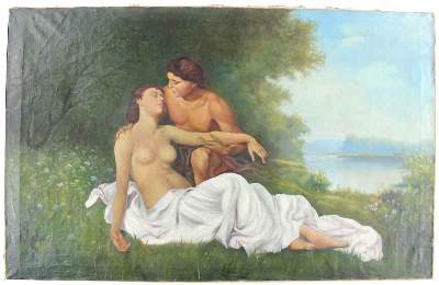 Bild Nr.2: 122-1768 Liebespaar.: (Varia, Erotika - Galantes)