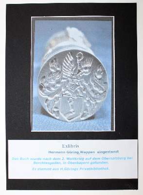 Bild Nr.3: 122-1771 Blindgeprägtes: (Varia, Exlibris, Göring)