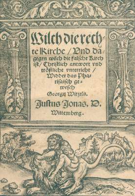 Bild Nr.1: 122-193 Jonas,J.: (Alte Drucke, Handschriften und Theologie)