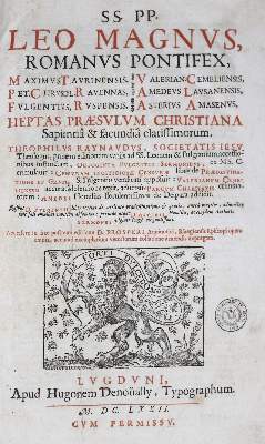 Bild Nr.1: 122-203 Leo I., Papst.: (Alte Drucke, Handschriften und Theologie)