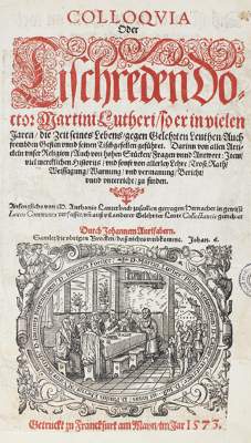 Bild Nr.1: 122-214 Luther,M.: (Alte Drucke, Handschriften und Theologie)