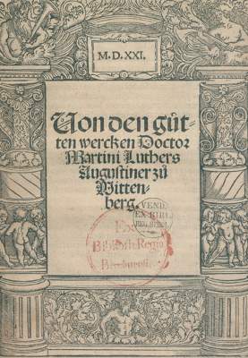 Bild Nr.1: 122-222 Luther,M.: (Alte Drucke, Handschriften und Theologie)