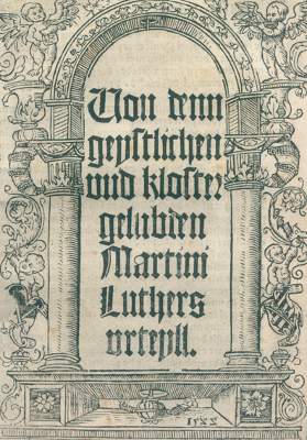 Bild Nr.1: 122-223 Luther,M.: (Alte Drucke, Handschriften und Theologie)