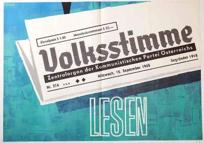 Bild Nr.31: 122-2246 KPÖ.: (Plakate, Politik und Staatswissenschaften)
