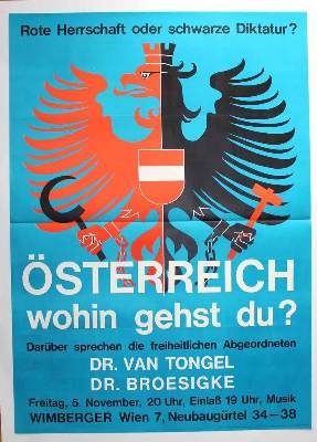 Bild Nr.33: 122-2247 Österreich.: (Plakate, Politik und Staatswissenschaften)