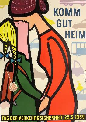 Bild Nr.101: 122-2265 Verkehrssicherheit u. Urlaub.: (Plakate)