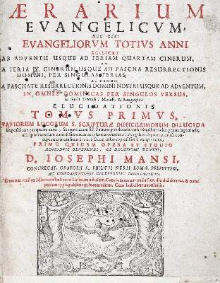 Bild Nr.1: 122-230 Mansi,J.: (Alte Drucke, Handschriften und Theologie)
