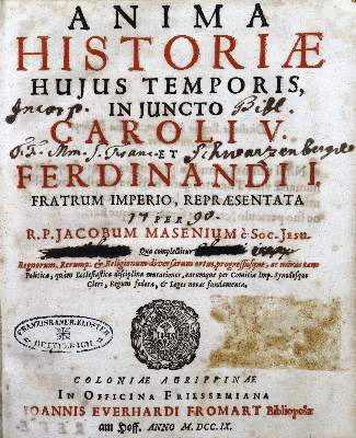 Bild Nr.1: 122-233 Masen,J.: (Alte Drucke, Handschriften und Theologie)