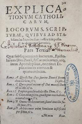 Bild Nr.1: 122-240 Moncaeus,F.: (Alte Drucke, Handschriften und Theologie)