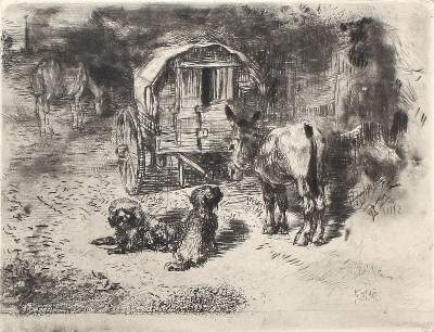 Bild Nr.1: 122-2432 Buhot, Félix Hilaire: (Künstlergraphik)
